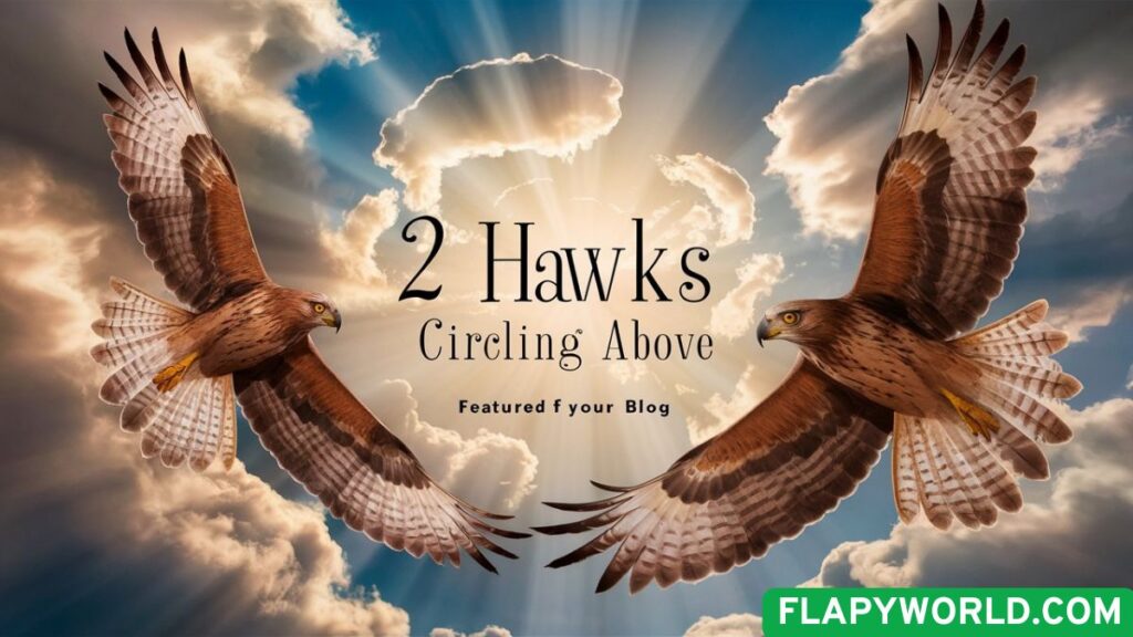 2 Hawks Circling Above