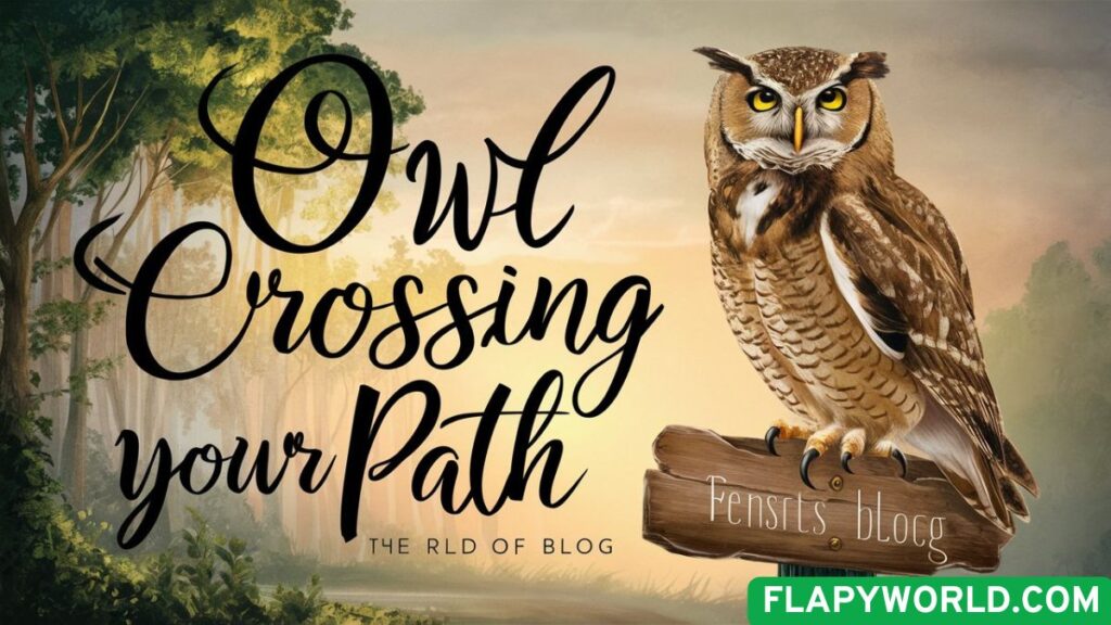 Owl Crossing Your Path