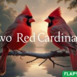 Two red cardinals