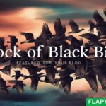 Flock of Black Birds