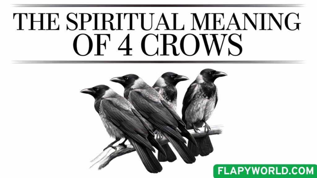 Spiritual Meaning of 4 Crows: Signs You Should Not Ignore