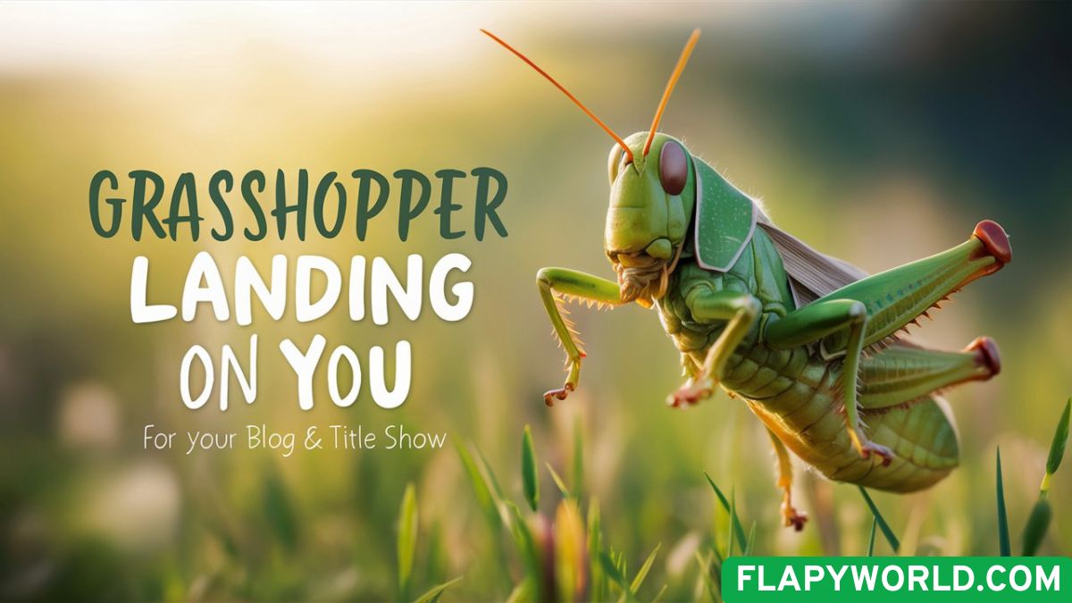 Grasshopper Landing on You