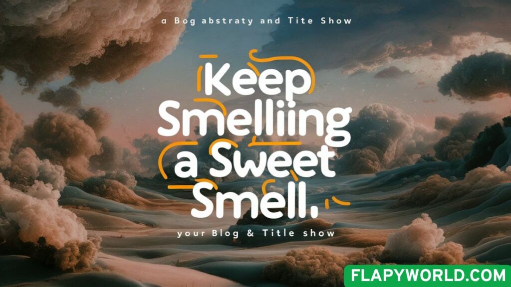 Keep Smelling a Sweet Smell