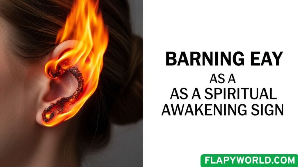 ear burning as a sign of spiritual awakening and energy shift